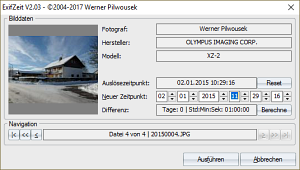 Exif-Zeit