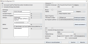 MKCanon Konfigurationsprogramm